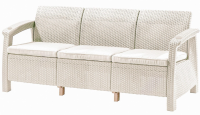 Трёхместный диван TWEET Sofa 3 Seat, цвет белый Трёхместный диван TWEET Sofa 3 Seat, цвет белый