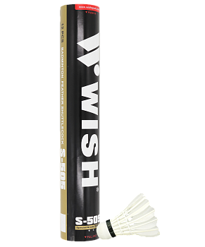 Набор воланов для бадминтона S-505, перо, 12 штук Набор воланов для бадминтона S-505, перо, 12 штук