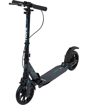 Самокат 2-колесный Micra 200 мм, дисковый тормоз, черный